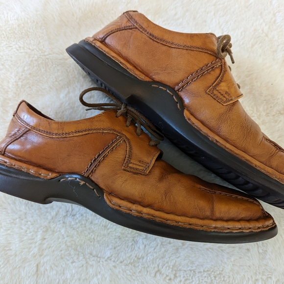Great Condition: Josef Seibel Brown Leather  Slip-On Dress Shoes Size Me… main image 10
